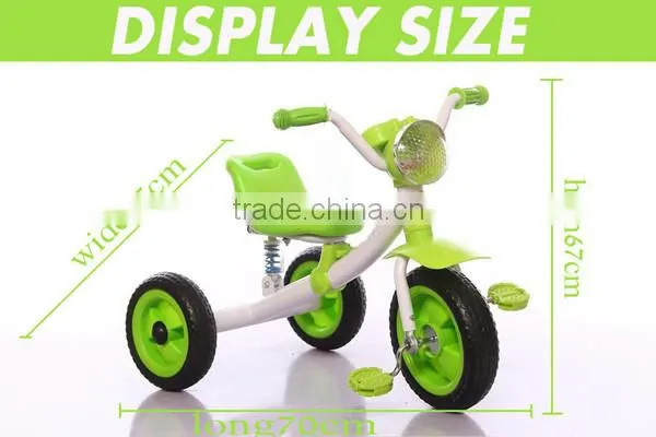 2015 hot children tricycle with air tire,cheap kids 3 wheel pedal car baby tricycle.