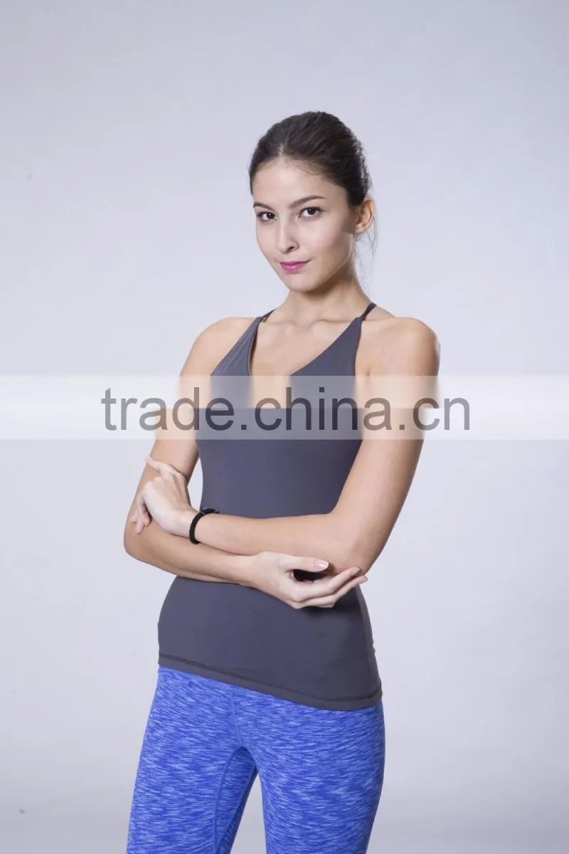 Women Sexy Tank Yoga Workout Fitness Wear Sports Top