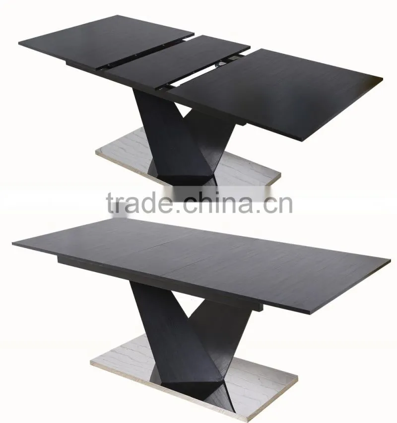 Modern Home Furniture MDF Extension Dining Table Wooden Table