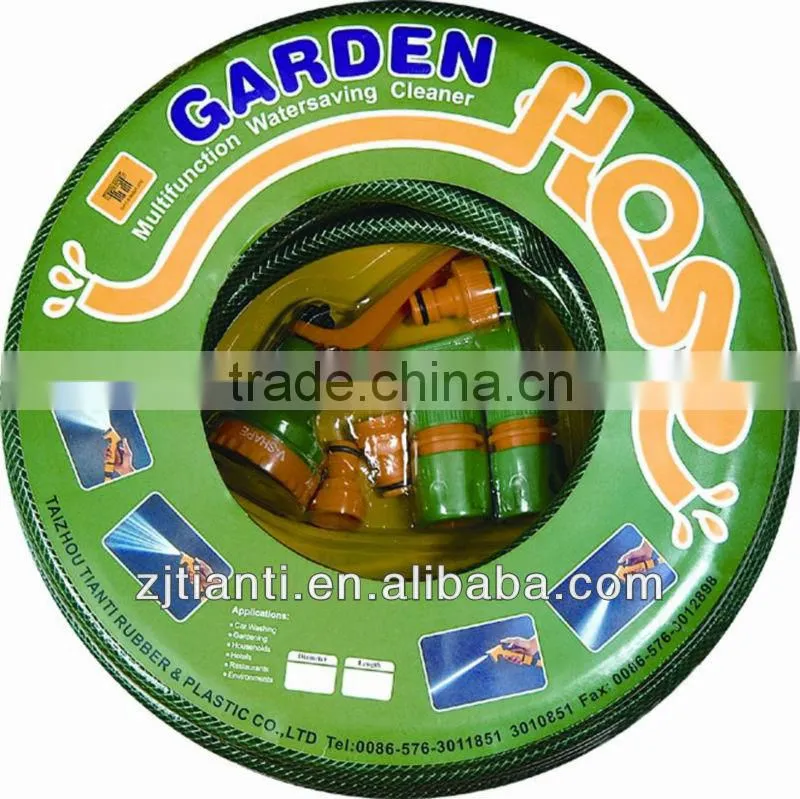 PVC Garden Hose for Garden Irrigation, Vehicle Washing and Daily Washing.