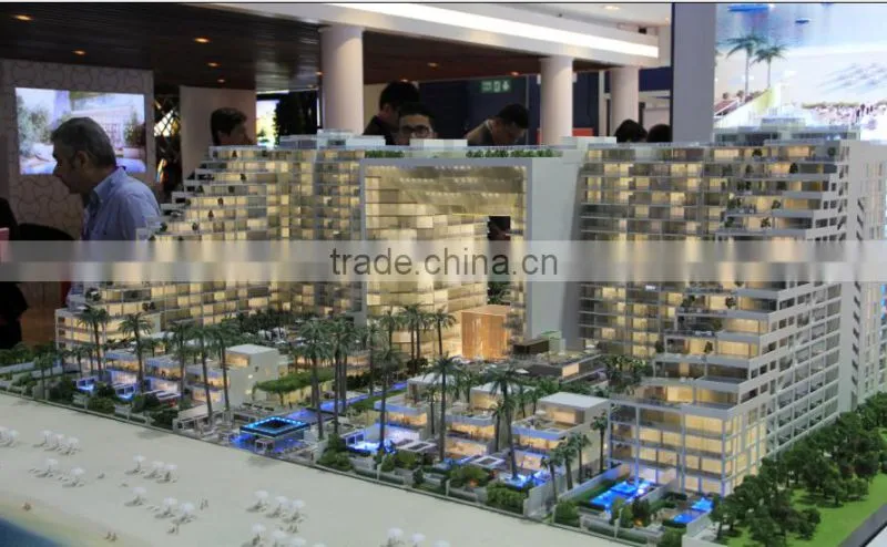 beach house building model &3d architectural model