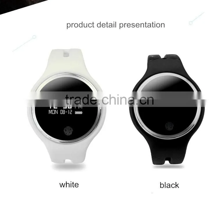 2016 newest waterproof E07 bluetooth vibrating bracelet