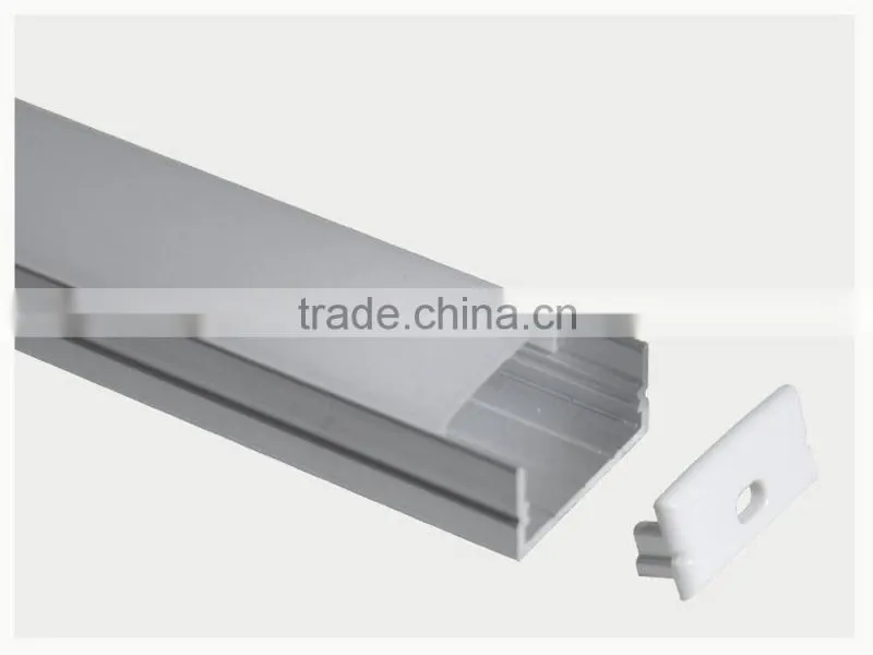 20.2mm Wide Space Put Double Row Strip Surface Mounted Plastic Led Profile