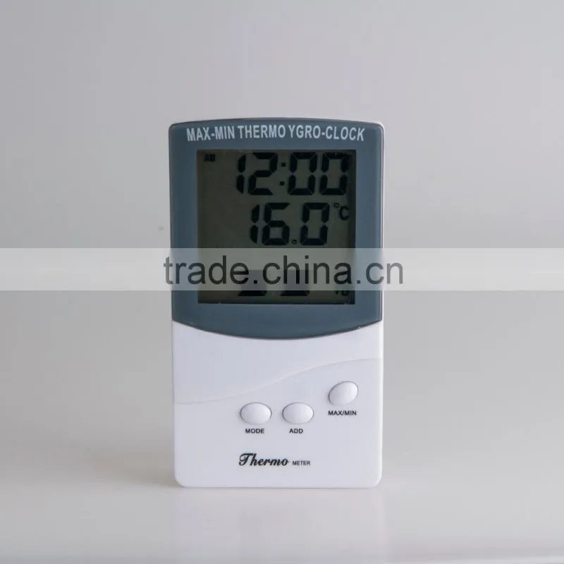 wireless indoor digital lcd digital thermometer & hygrometer ta368