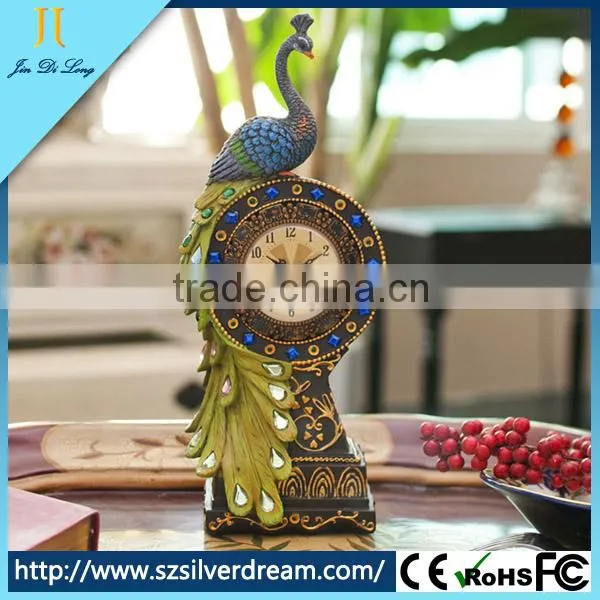 Environmental protection resins vintage home decorating clock