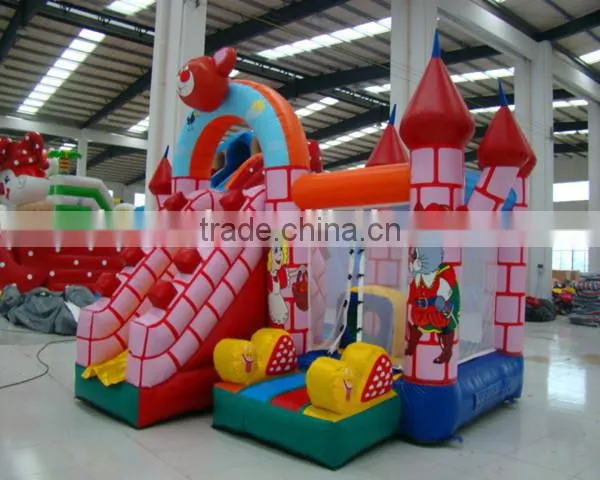 amusement park kids game inflatable castle/sale cheap bouncy castles china