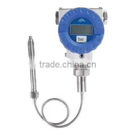 Explosion proof melt pressure transmitter with LCD display and HART