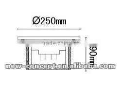 7W good quality and new design outdoor inground led light