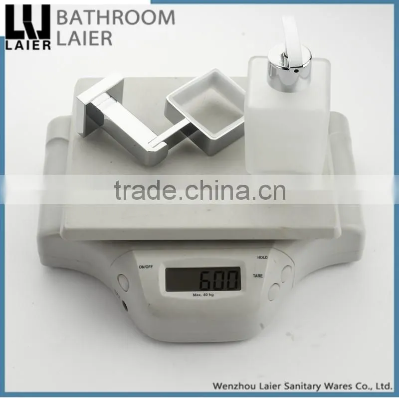 hot new products for 2016 square cup bathroom set soap dispenser