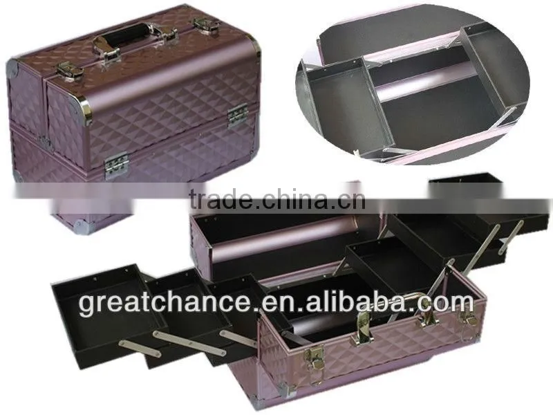 Professional Makeup Cosmetics Vanity Case Bag Beauty Nail Tech