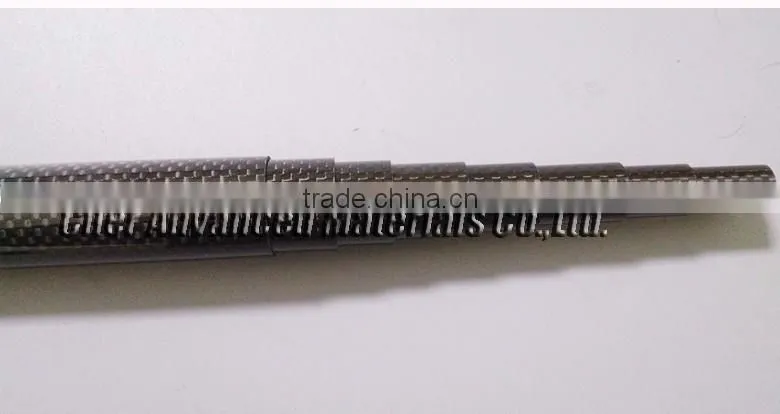 Carbon fiber telescopic tube for camera tripod