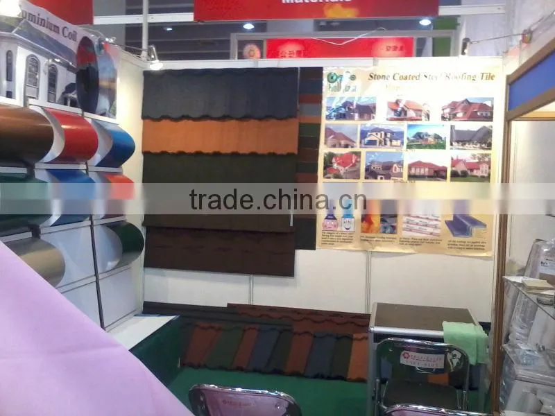 Beatiful roof tiles/Waterproof Roof Tile/ Stone Coated Metal Roof Tile