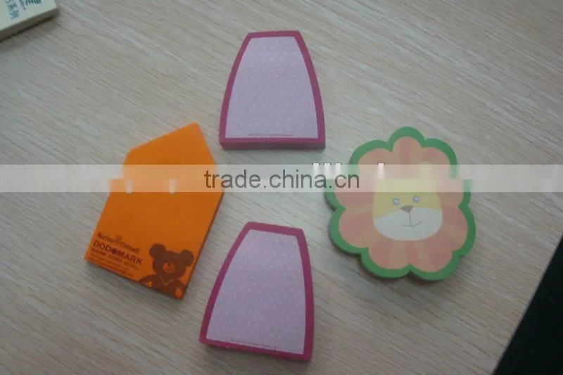 square memo pad adhesive note block woodfree paper