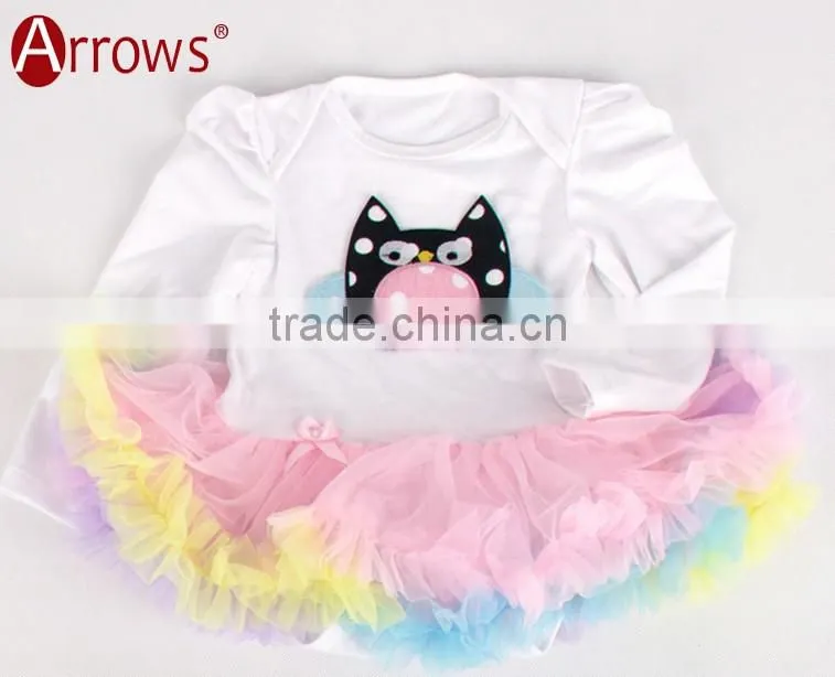 LTZ008-E Toddler Girl Dresses Princess Costume 2016 Brand Kids Dress Girls Clothes Mickey Print Children Dress