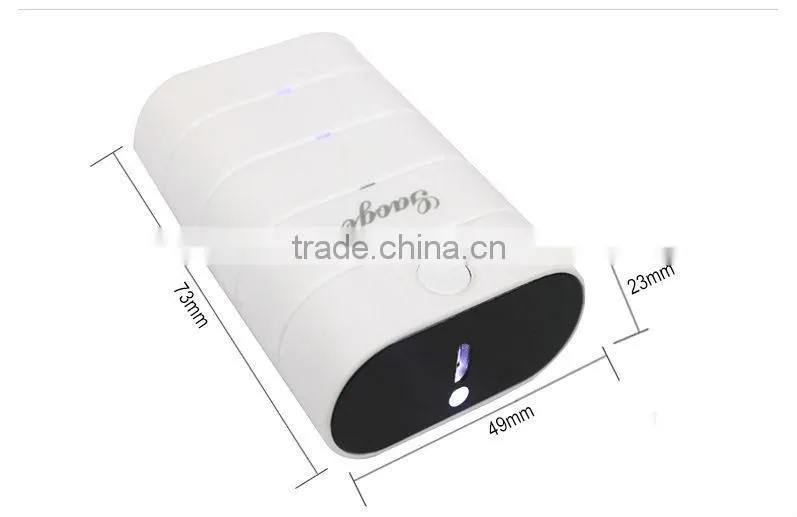5000mah mini power bank with best brightness led torch