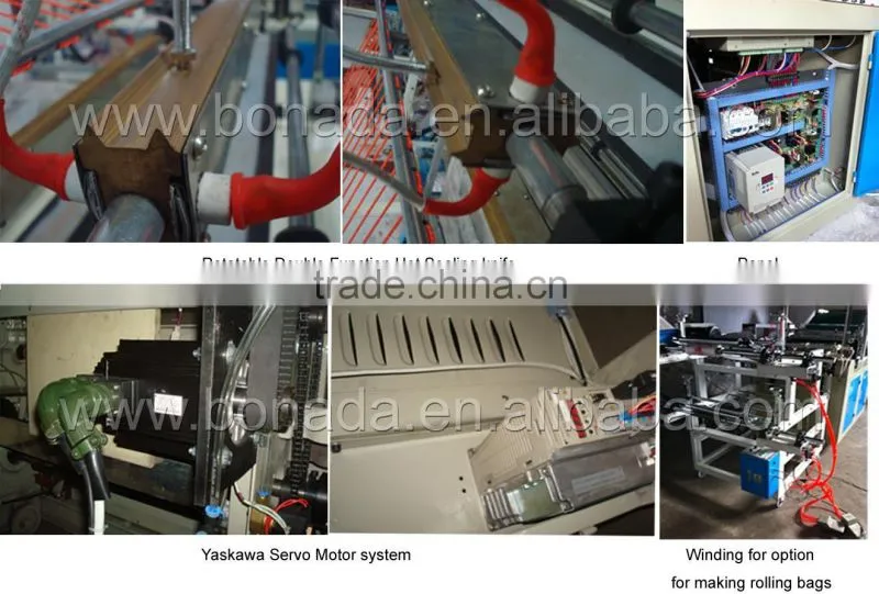 Computer control Handle bag making machine