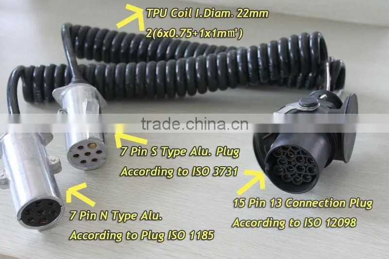 Trailer 15 Poles 24V Plug Adapter