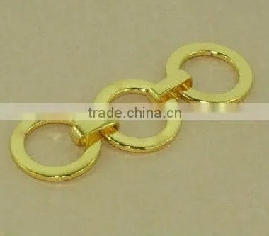 metal luggage tag buckle strap with little holes
