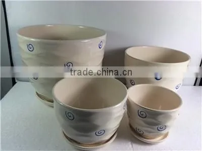 Good quality hot sale cheap ceramic flower pot for garden