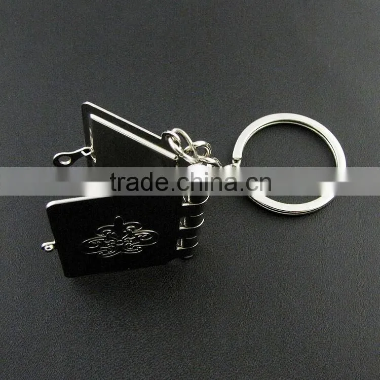 Engraved Silver Picture Frame Keychain