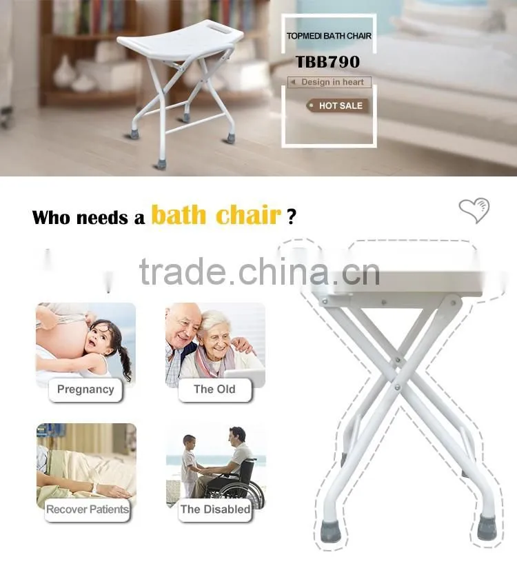 Folding High Quality Bath Bench Series Shower Chair for Disabled/Silla para ducha