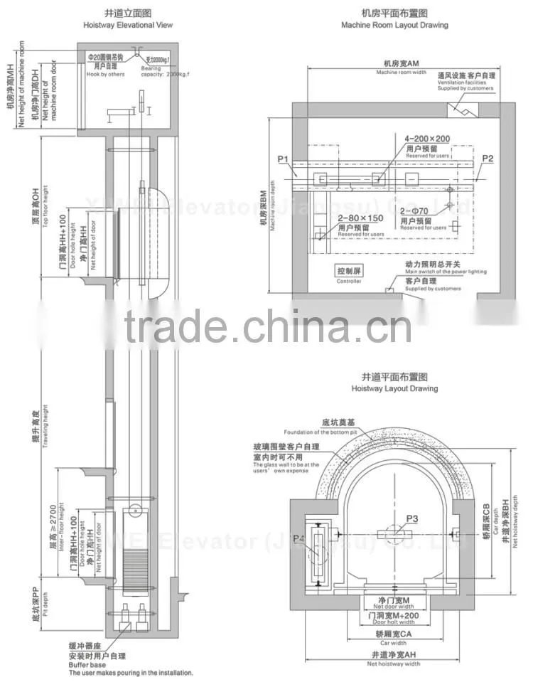 XIWEI Brand Observation Elevator/Sightseeing Elevator/Panoramic Lift