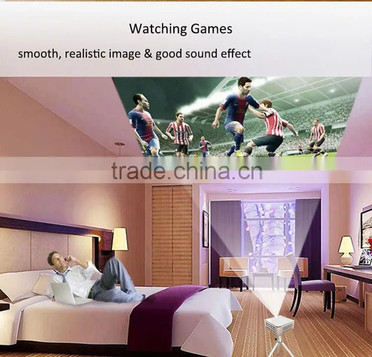 4 Core Cpu Build in Speakers Dlp Link 3d Home Theater 4K full hd 3d led projector