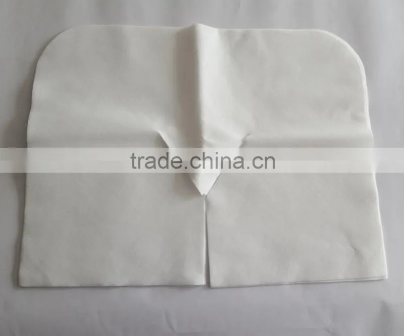 Factory supply massage fitted face rest cover/head rest cradle cover non woven face rest cover