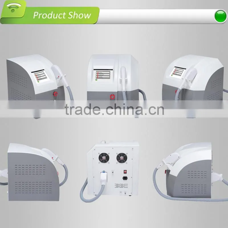 IPL SHR machine, ergonomic&streamlined handpiece,irtegrating SHR and IPL operation interface