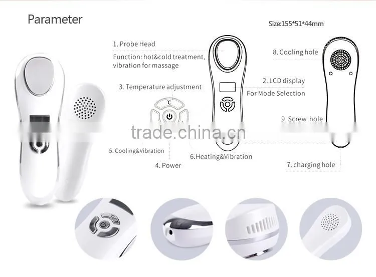 Hifu Face Lift Hot and Cold Hammer Facial Machine
