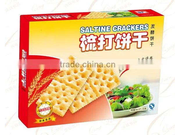 400g Sugar Free Soda Biscuits Manufacture