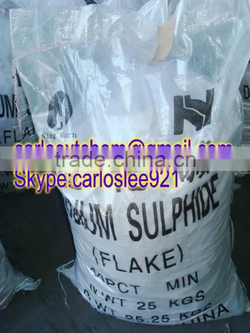 High Quality Best Price Sodium Sulphide 60% Red Flake 1500 ppm