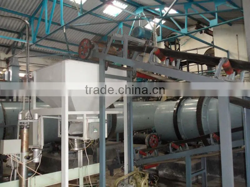 Vibrating type screen machine for sieving biology fertilizer