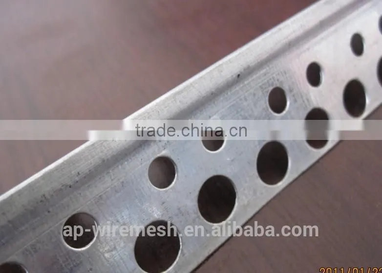 Perforated dry wall angle bead with metal corner for buliding/constructuion material(China Anping)
