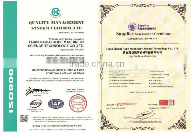 coil/reel/hank rope Shrinking Machine High quality