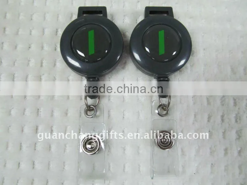 metal yoyo id badge reel