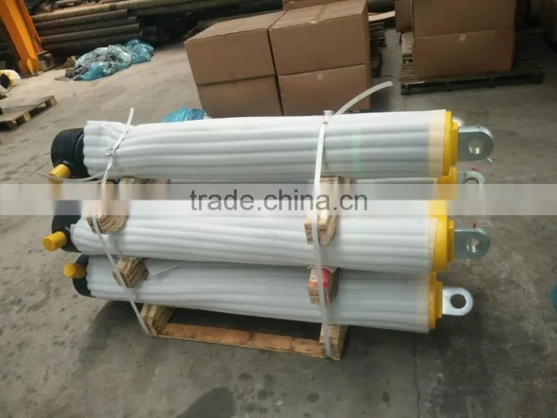 complete set Multi stages dump truck telescopic cylinder system