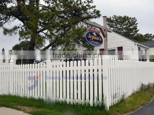 Customization PVC White Picket Fence
