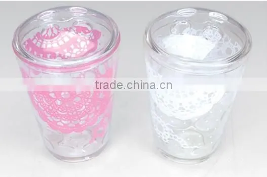 DC4021 attractive plastic toothbrush holder