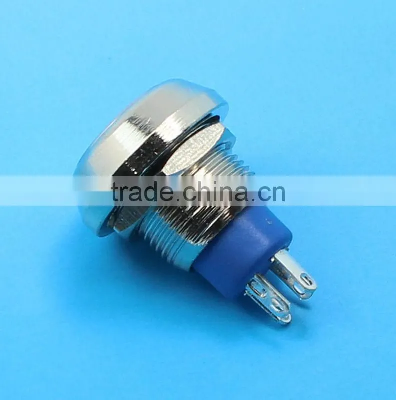12mm waterproof momentary push button switch