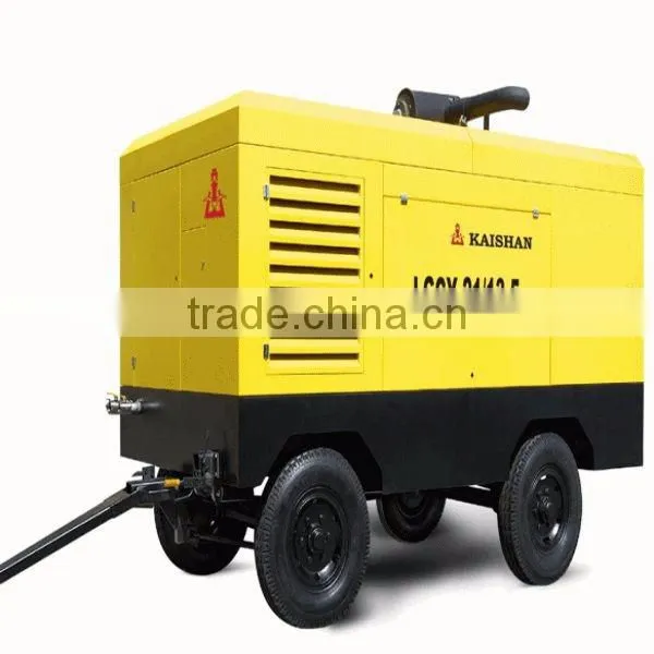 Mining used portable air compressor for jack hammer