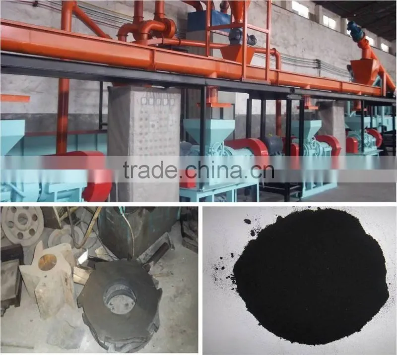 Radial tire Shredder and Crusher