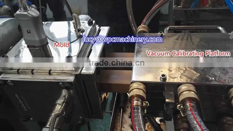 Wood Plastic WPC Outdoor Fence Panels Composite Machine wpc profile machinery