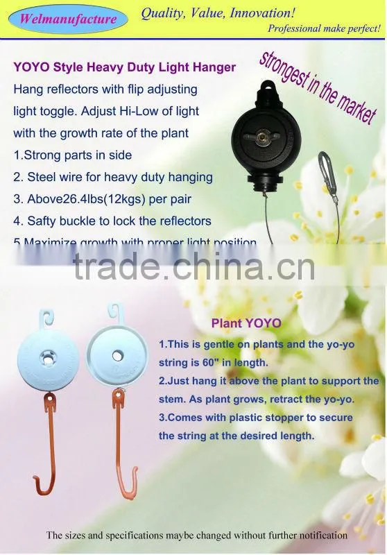 Hydroponics heavy duty grow yoyo