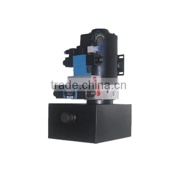 12v dc hydraulic power unit plastic hydraulic oil tank