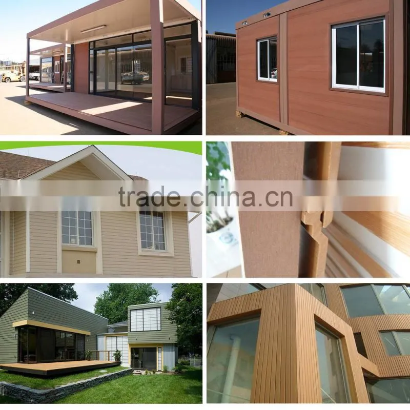 2017 cheap price waterproof wpc wall panel for exterior wall cladding with UV-protect