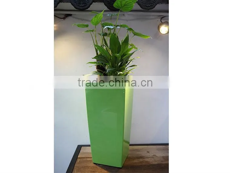 ornamental colorful cheap plastic flower pots wholesale