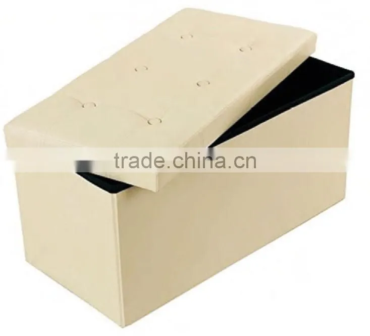 Wholesale Durable OEM PVC Multi-Function Storage Ottoman