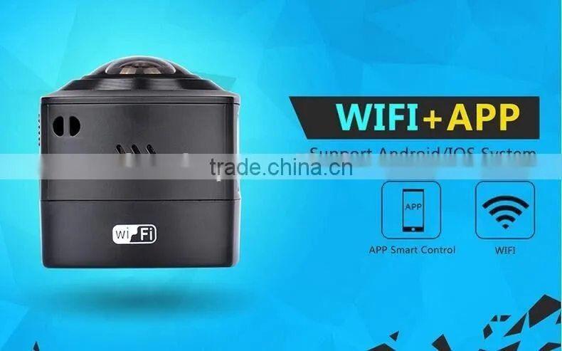 New Arrival Waterproof 360 Degree VR Sports Video Camera Wifi Multifunctional Mini Outdoor Portable VR Sports Camera
