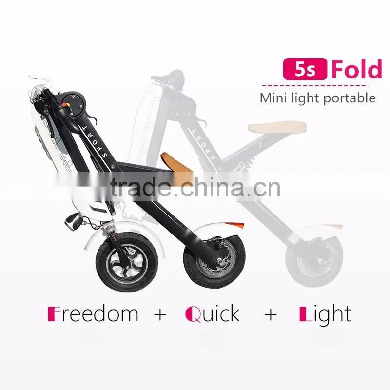Mini Electro Bike, Folding Electric Bike 36V 400W, Light 10inch Electric Folding Bicycle